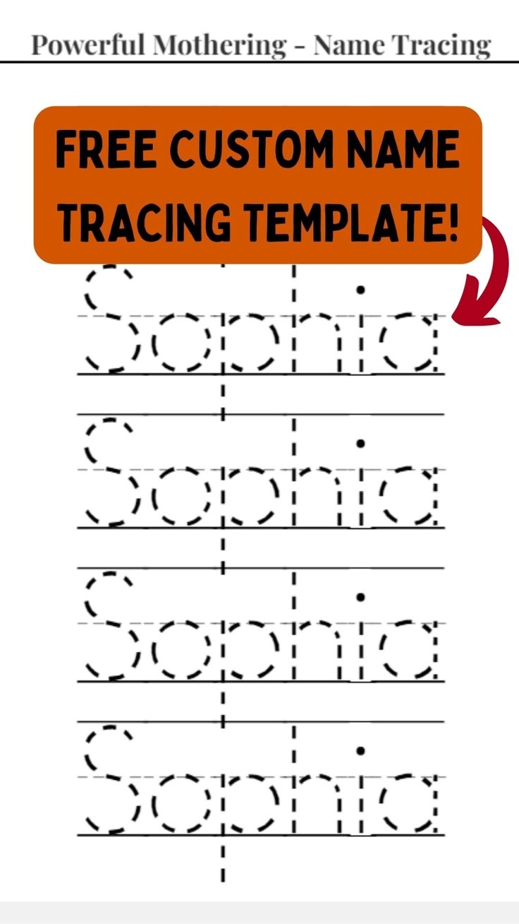 create tracing worksheets