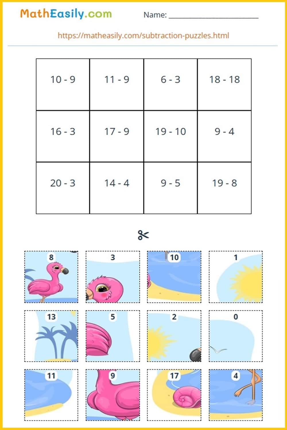 Free Cut And Paste Math Worksheets PDF Free Cut And Paste Math Worksheets PDF