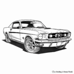 Muscle Car Coloring Pages Free Printable 