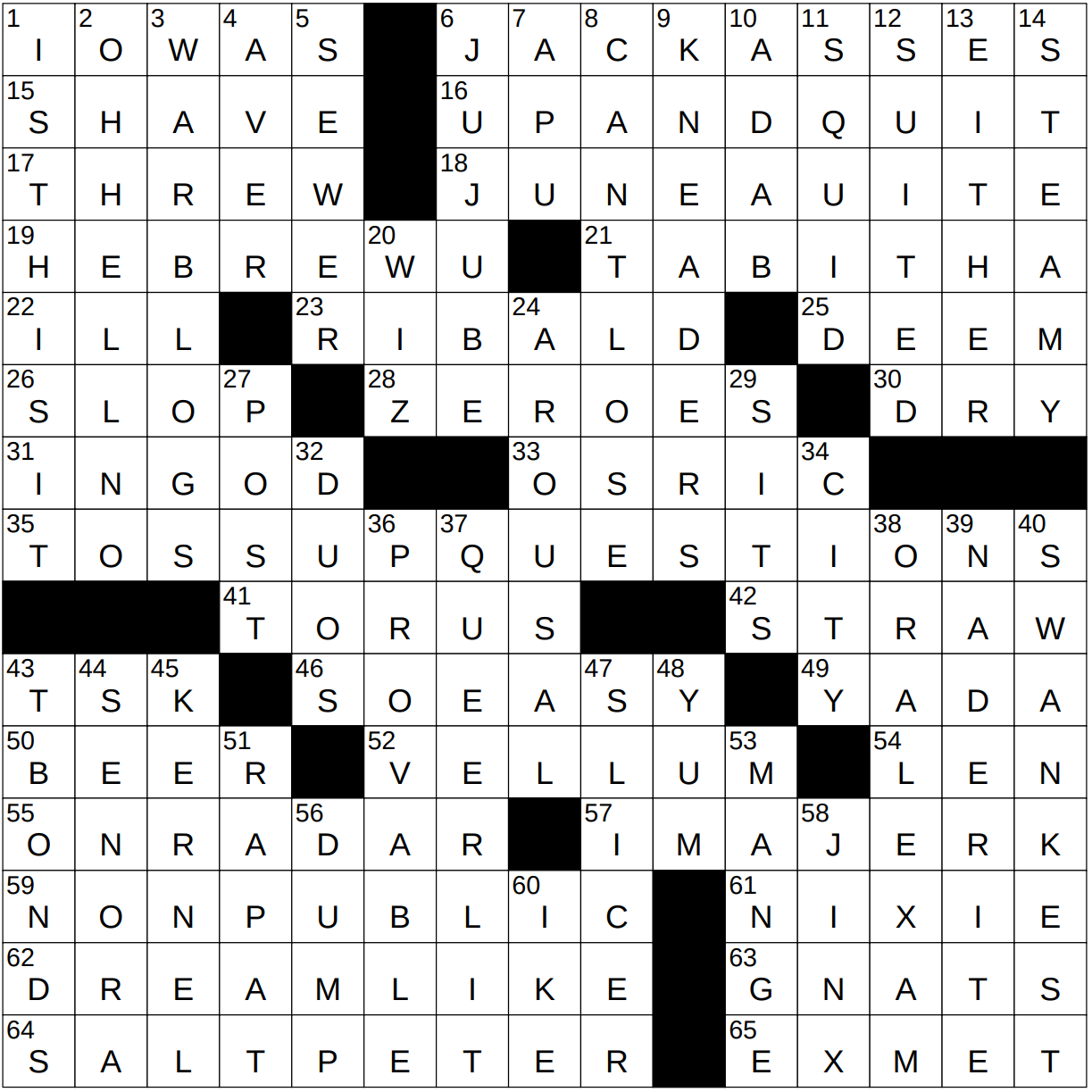 0422 23 NY Times Crossword 22 Apr 23 Saturday NYXCrossword