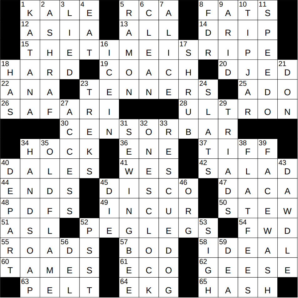 0430 25 NY Times Crossword 30 Apr 25 Wednesday NYXCrossword 0430 25 NY Times Crossword 30 Apr 25 Wednesday NYXCrossword