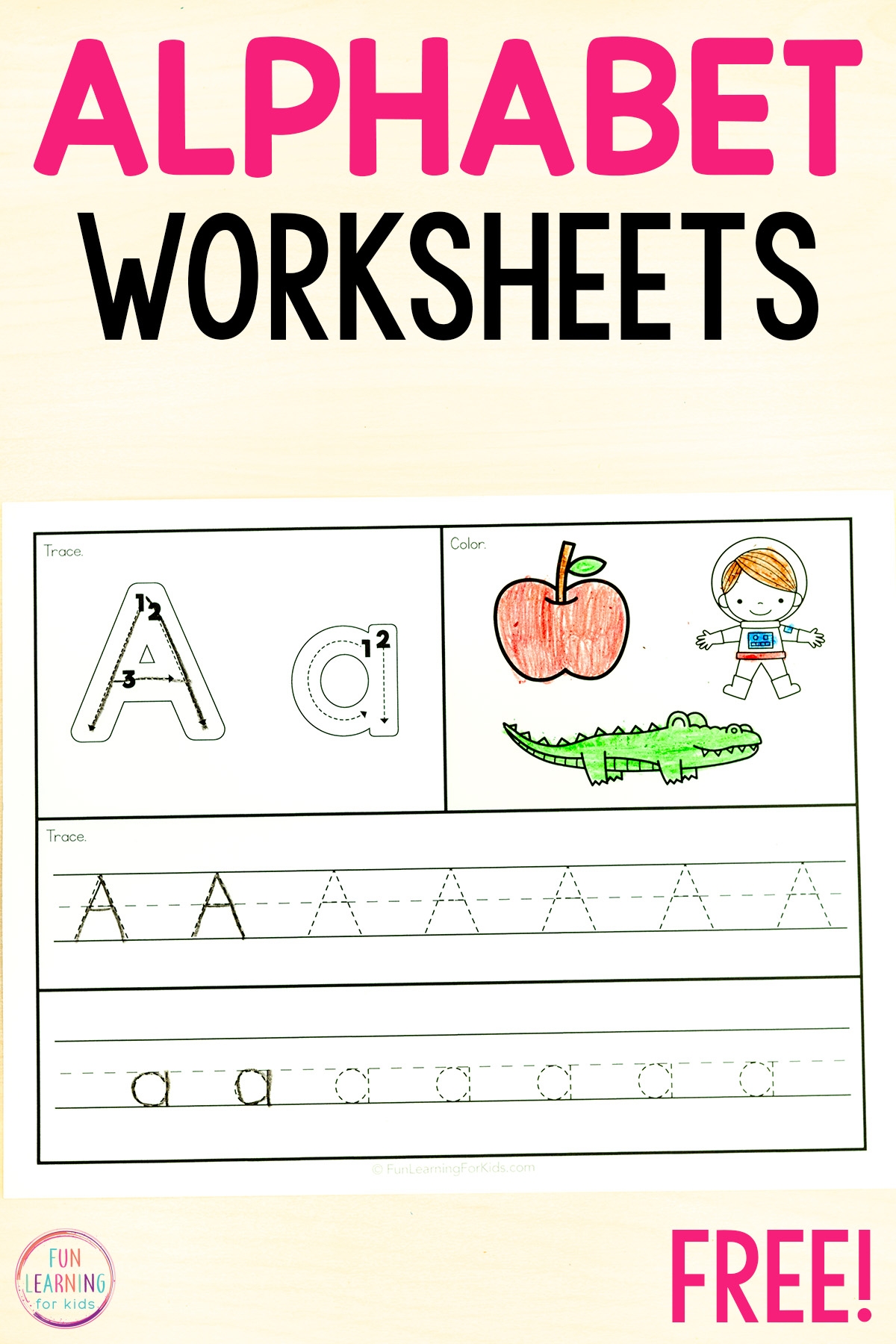 letter tracing worksheets for preschool