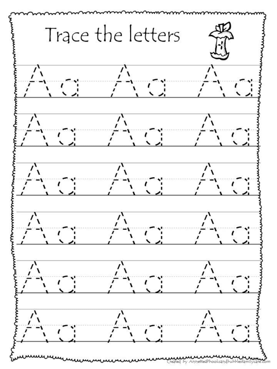 26 Printable Trace The Alphabet Worksheets Preschool kdg Phonics Etsy 26 Printable Trace The Alphabet Worksheets Preschool kdg Phonics Etsy