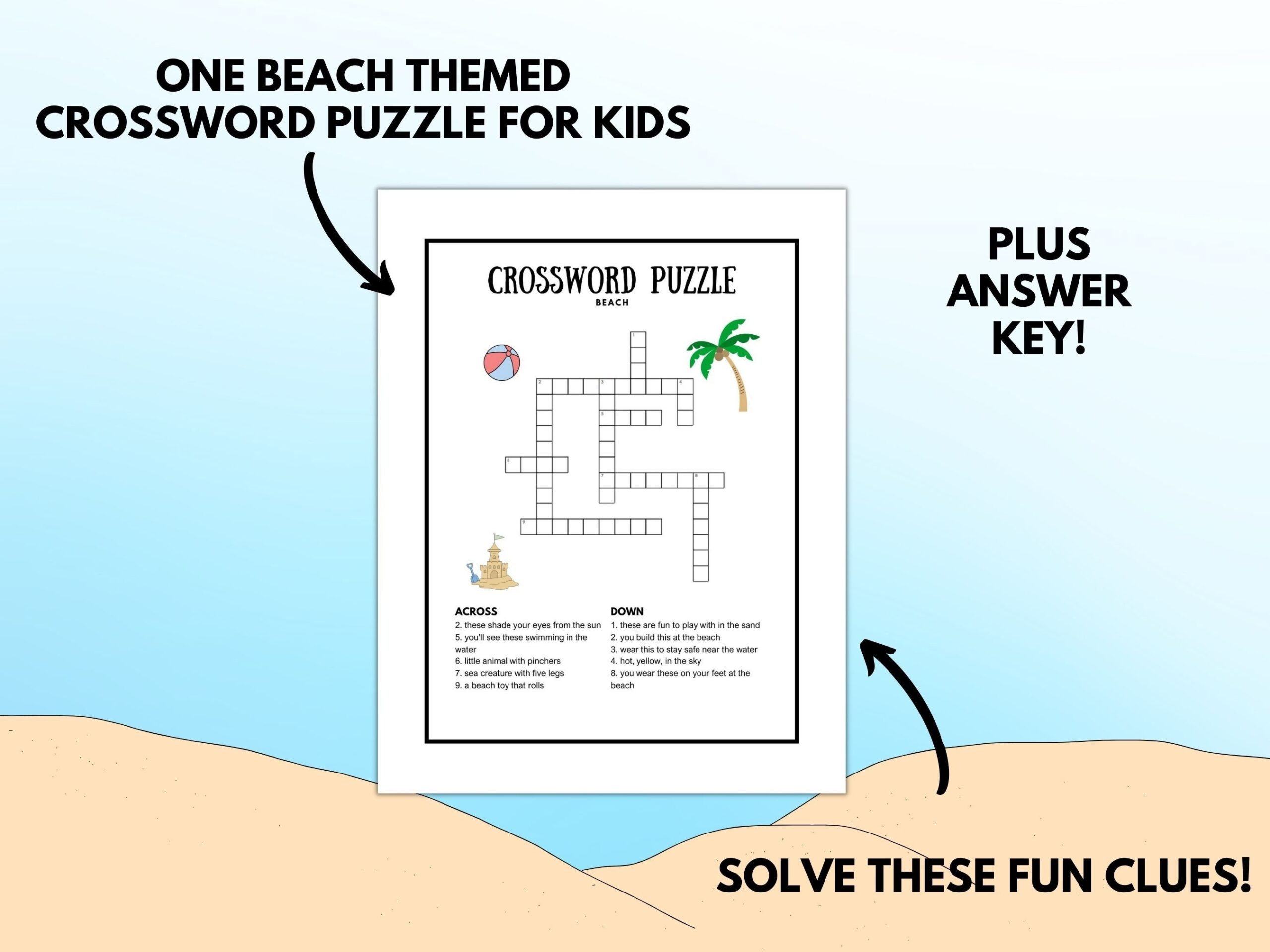 Activity Bundle For Kids With Beach Theme Starfish Crab Sandcastle And More 19 Pages Of Fun Perfect Summer Activity For Children Etsy Activity Bundle For Kids With Beach Theme Starfish Crab Sandcastle And More 19 Pages Of Fun Perfect Summer Activity For Children Etsy