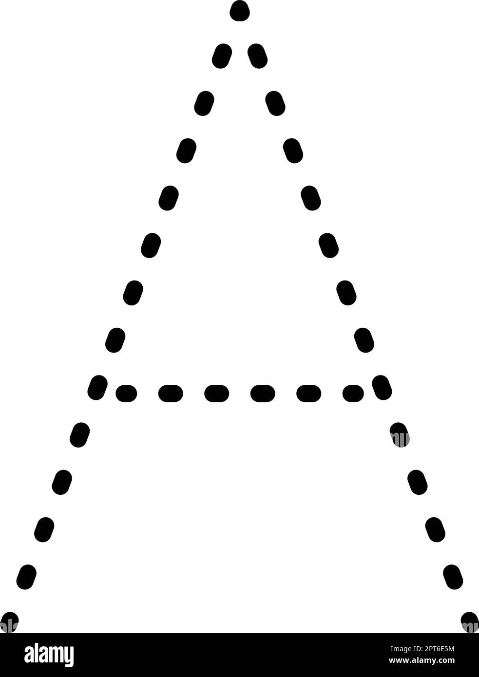 Alphabet Tracing Black And White Stock Photos Images Alamy