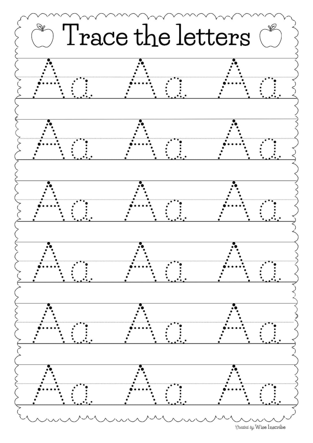 Alphabet Tracing Worksheets ABC Practice Preschool Resources printable Etsy Alphabet Tracing Worksheets ABC Practice Preschool Resources printable Etsy
