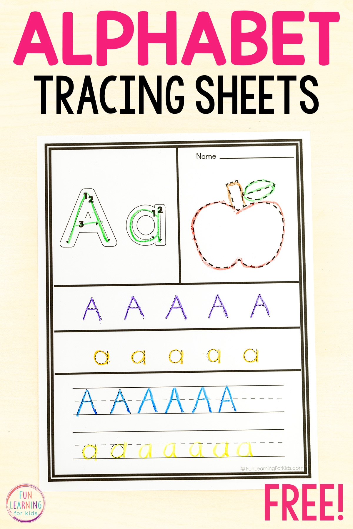 Alphabet Tracing Worksheets For Preschool And Kindergarten