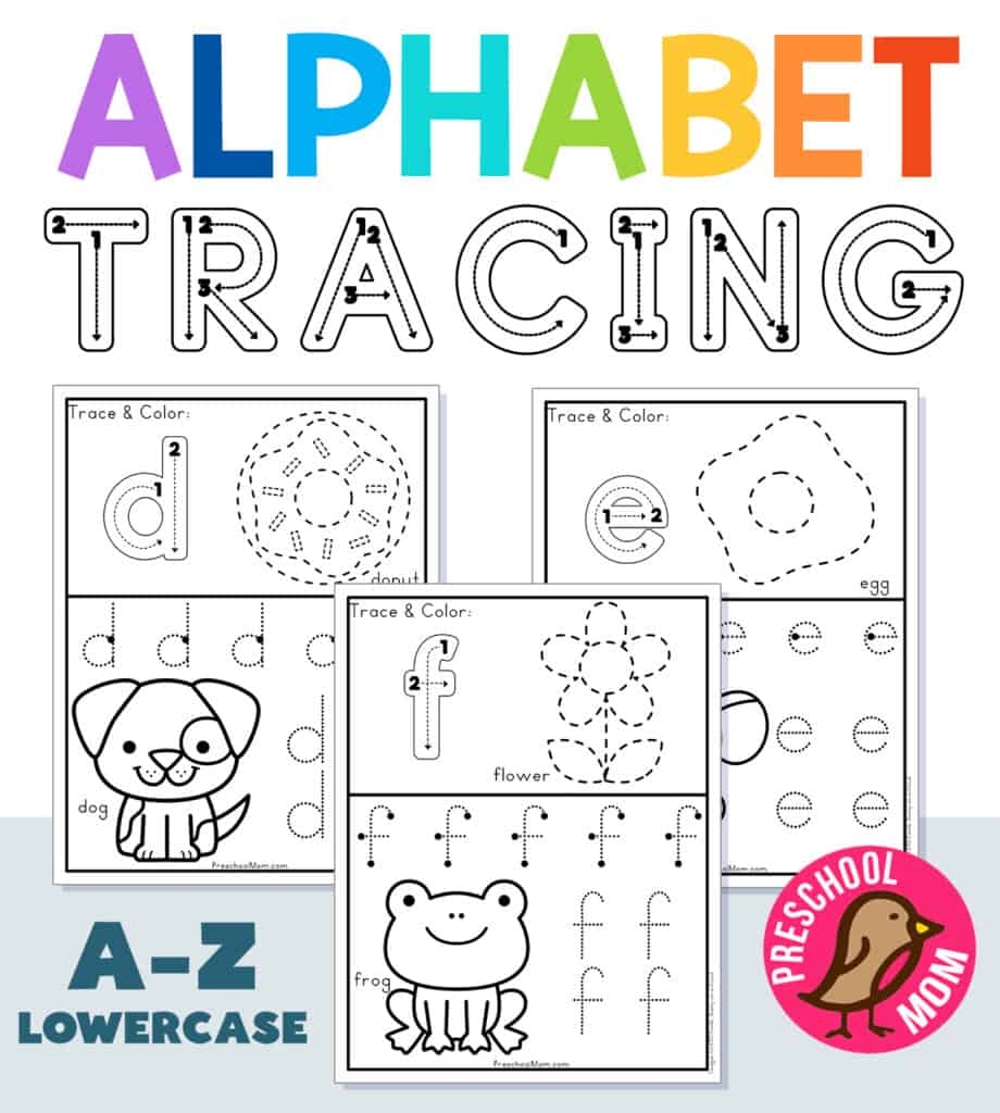 preschool letter tracing