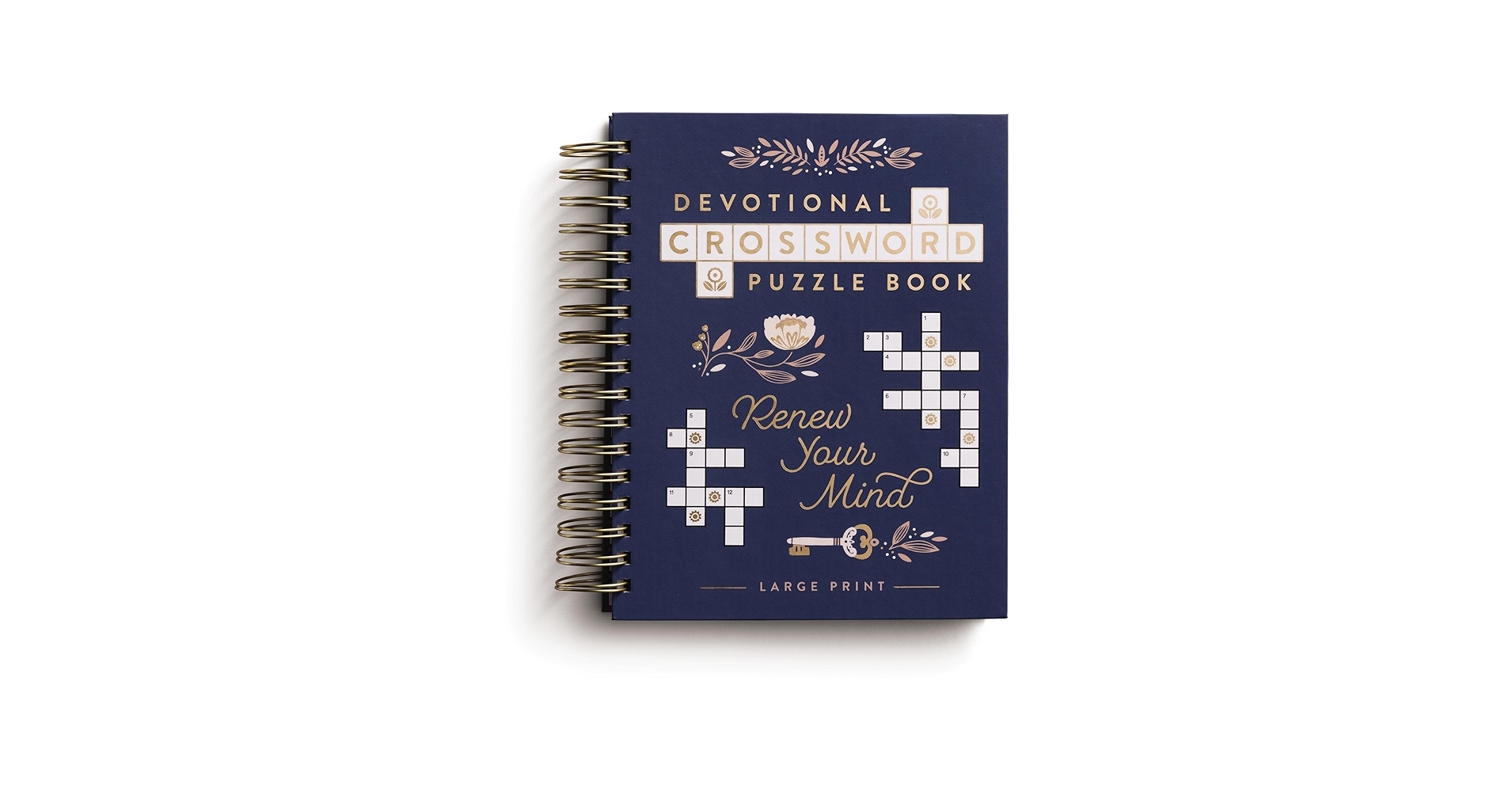 Amazon Devotional Crossword Puzzle Book Renew Your Mind 9798886030297 DaySpring Libros