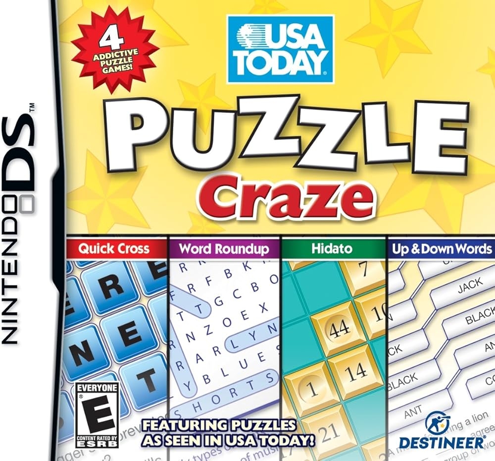 Amazon USA Todays Puzzle Craze Nintendo DS Video Games