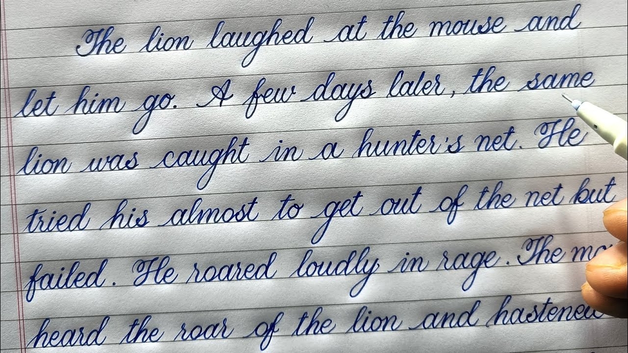 Beginners Handwriting Practice Learn Cursive Writing Palash Calligraphy YouTube