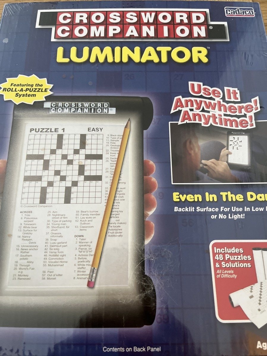 Cadaco Crossword Companion Luminator EBay