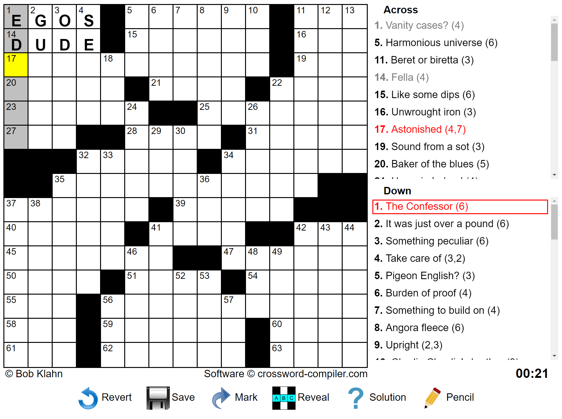 burden crossword clue