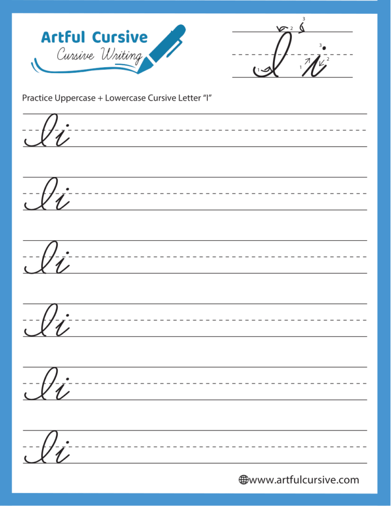 Download Free Printable Cursive Writing Worksheets Artful Cursive Download Free Printable Cursive Writing Worksheets Artful Cursive