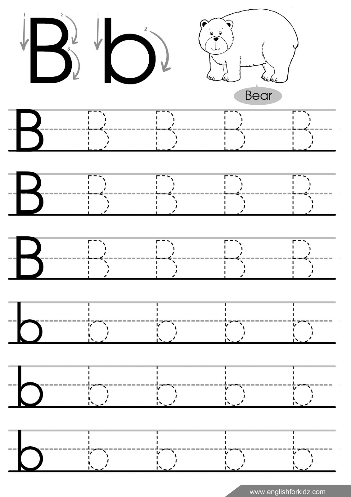 English For Kids Step By Step Letter B Worksheets Flash Cards Coloring Pages English For Kids Step By Step Letter B Worksheets Flash Cards Coloring Pages