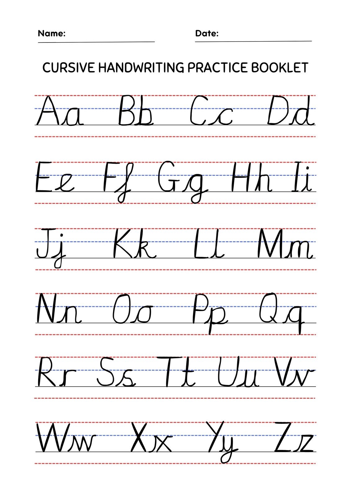 Free And Customizable Cursive Templates Canva