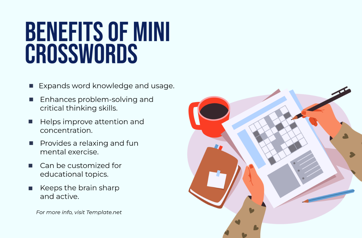 Free Benefits Of Mini Crossword Puzzles Template To Edit Online