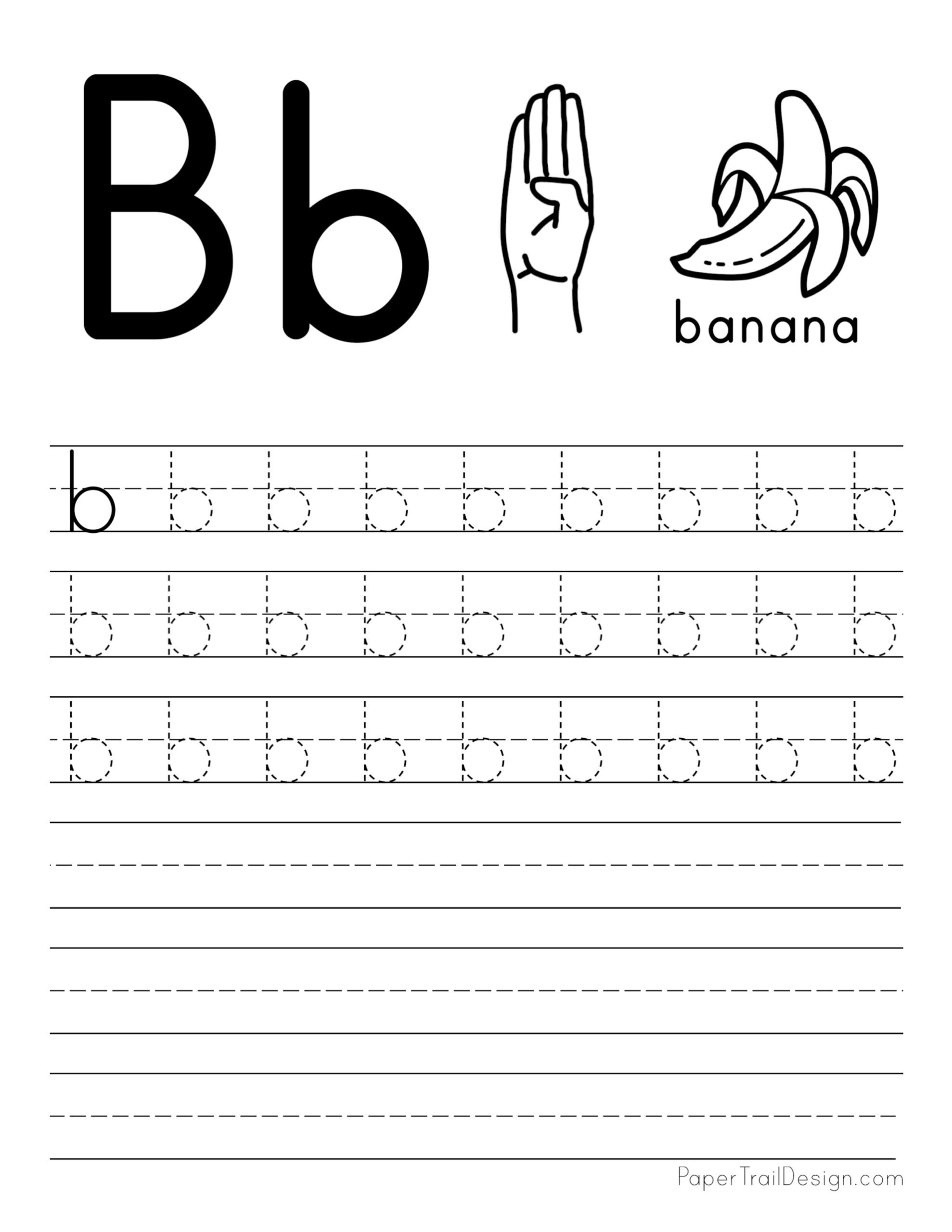 worksheets tracing letters
