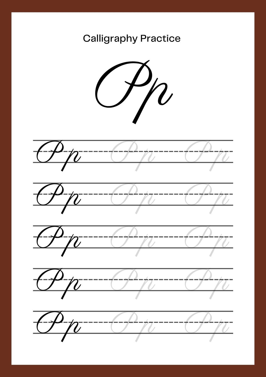 cursive writing sheets