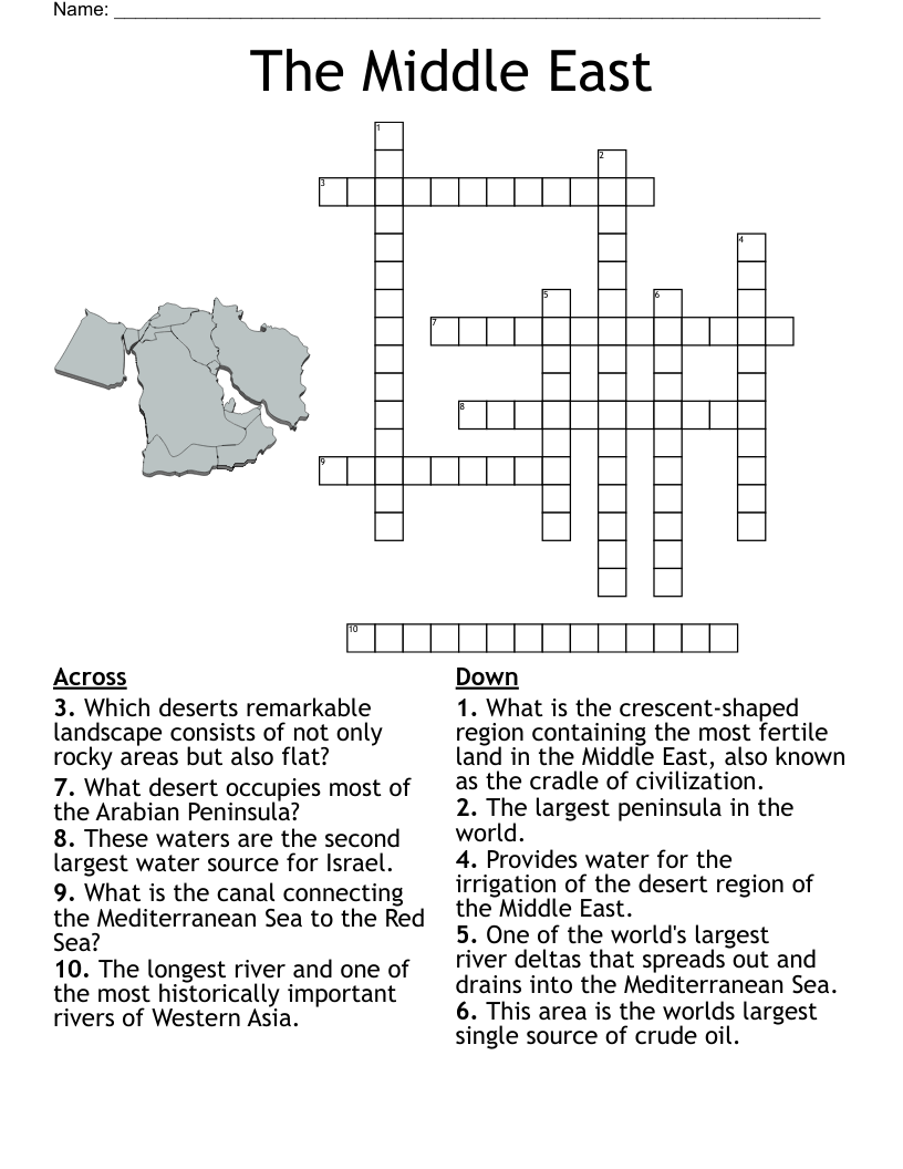 Germany Crossword WordMint