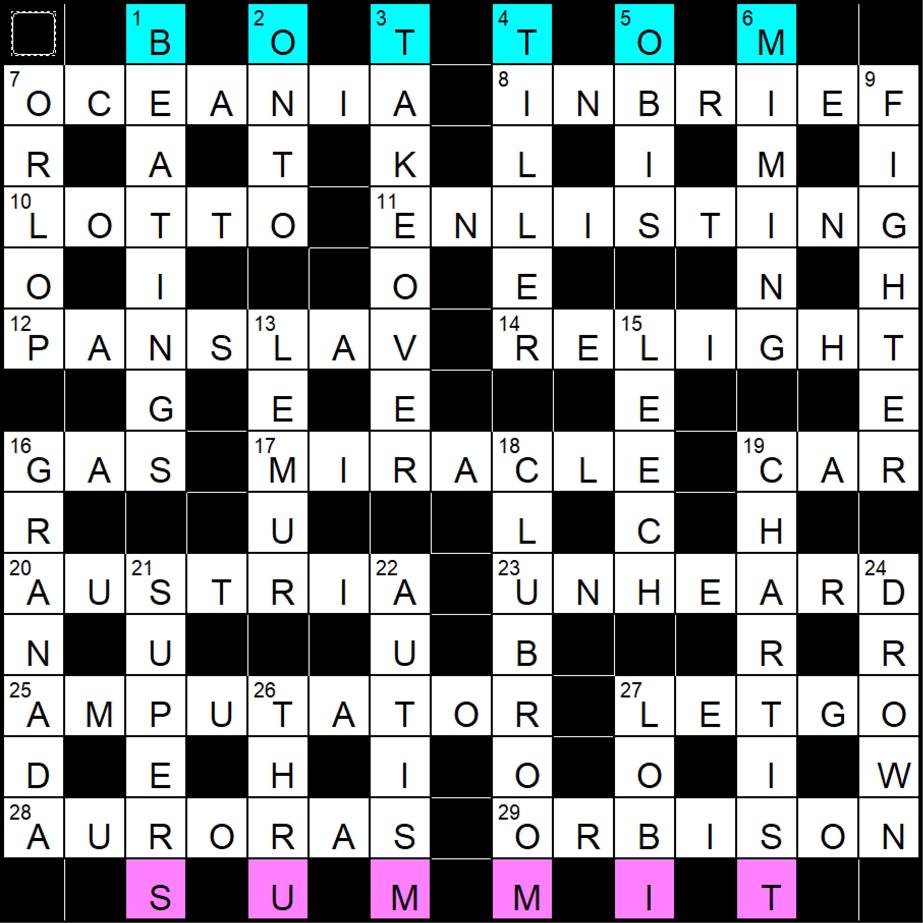 fuchsia relative crossword clue