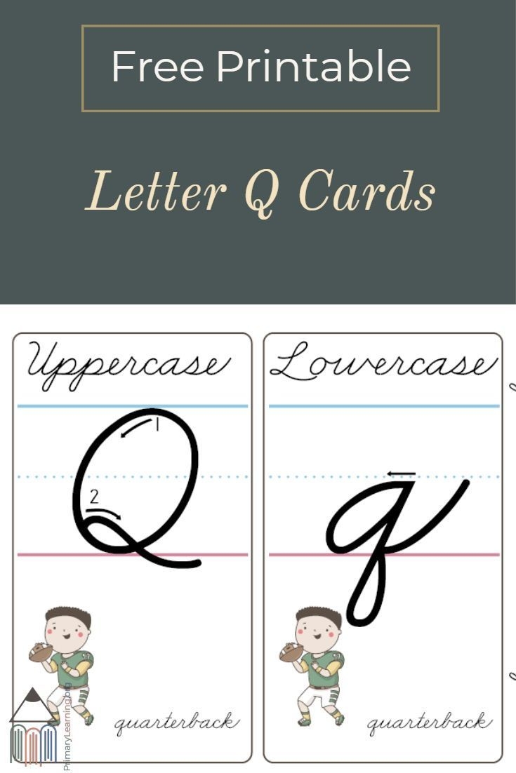 How To Make A Cursive Q Printable Cards