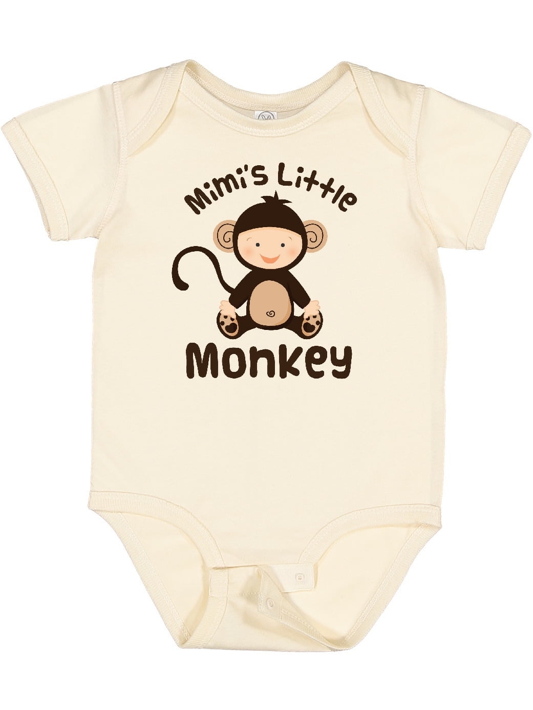 Inktastic Mimi Little Monkey Grandchild Boys Or Girls Baby Bodysuit Walmart