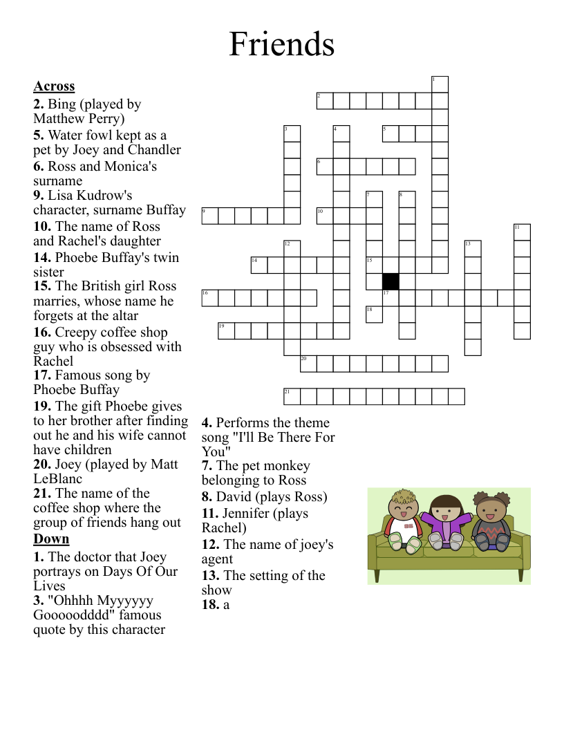 Jennifer Aniston Word Search WordMint