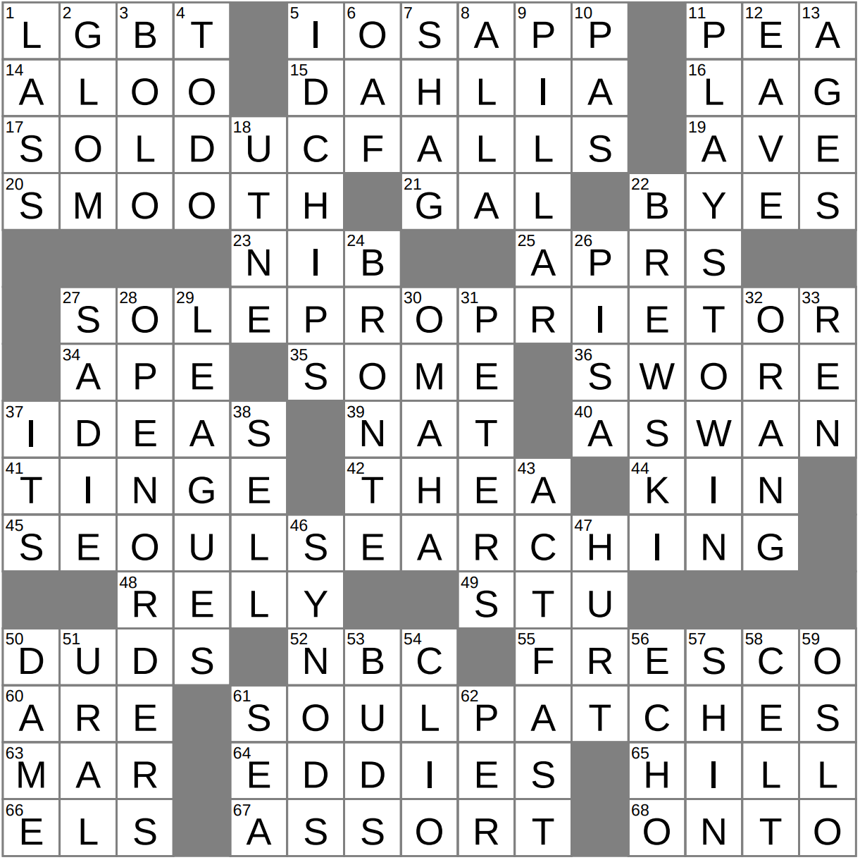 LA Times Crossword 11 Mar 26 Wednesday LAXCrossword
