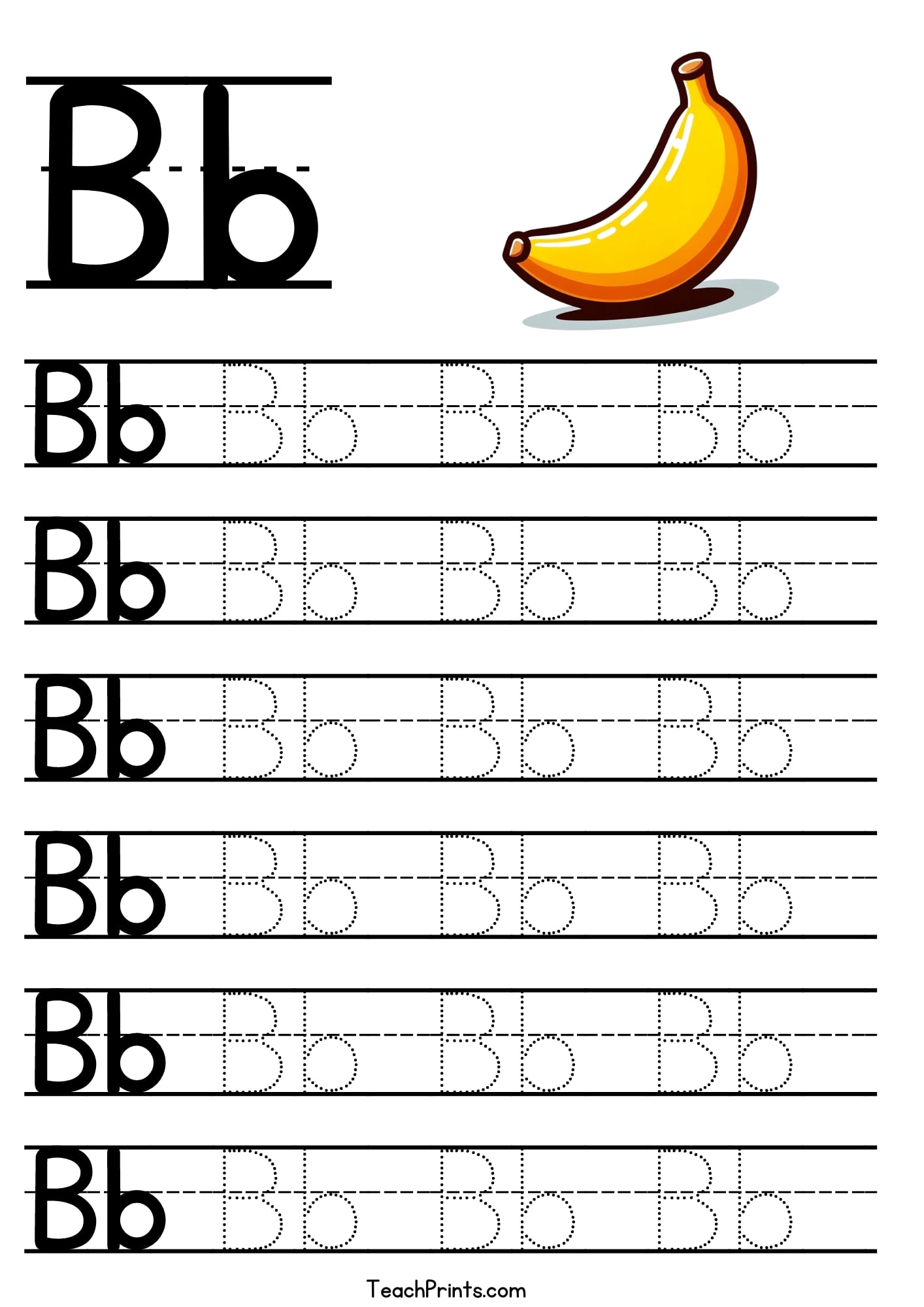 tracing letters b tracing letters b