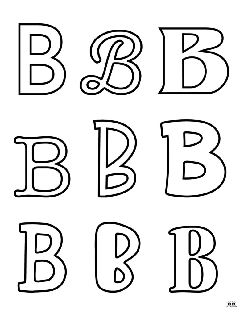 Letter B Worksheets 50 FREE Printables Printabulls Worksheets Library