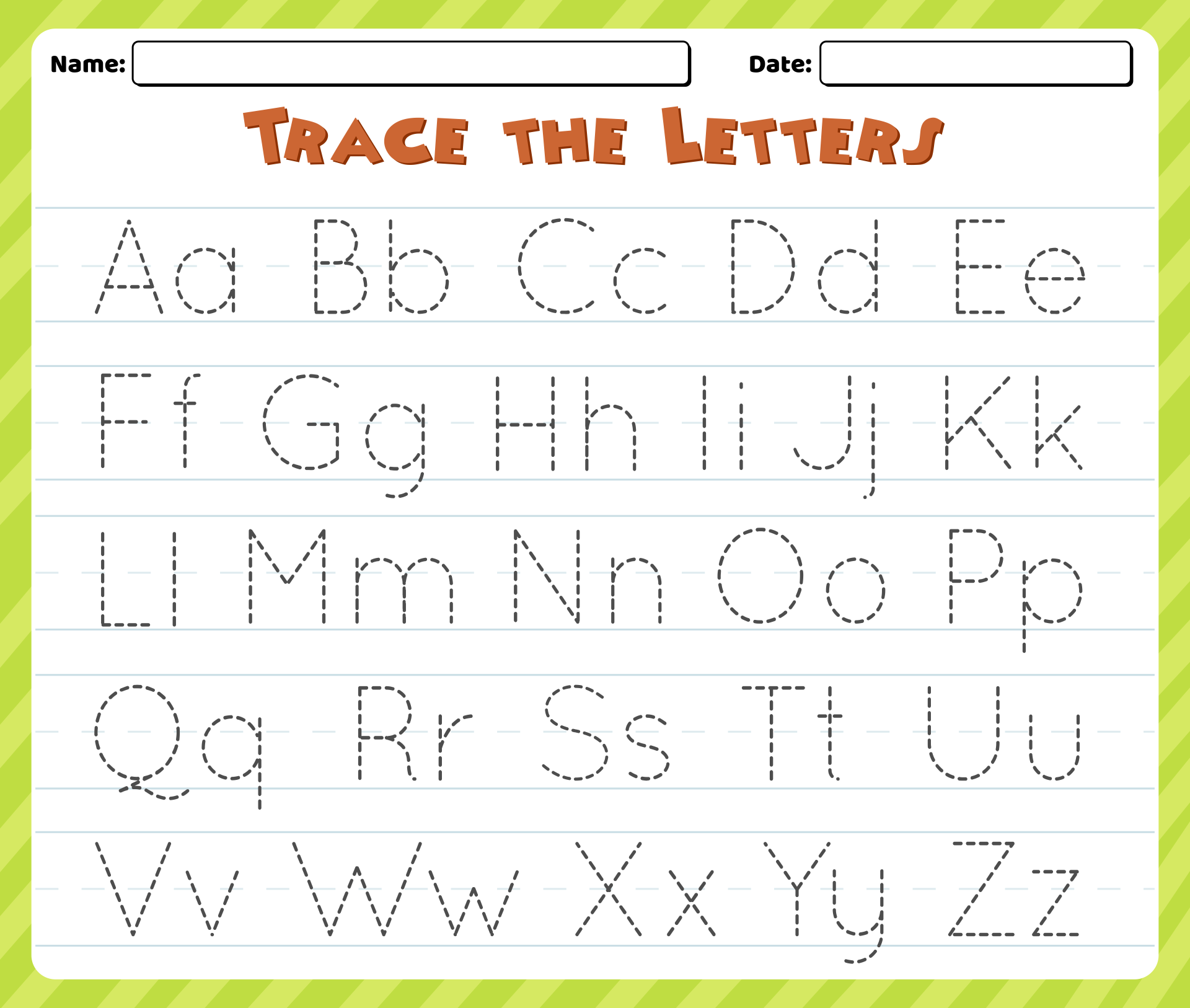 printable letter sheets