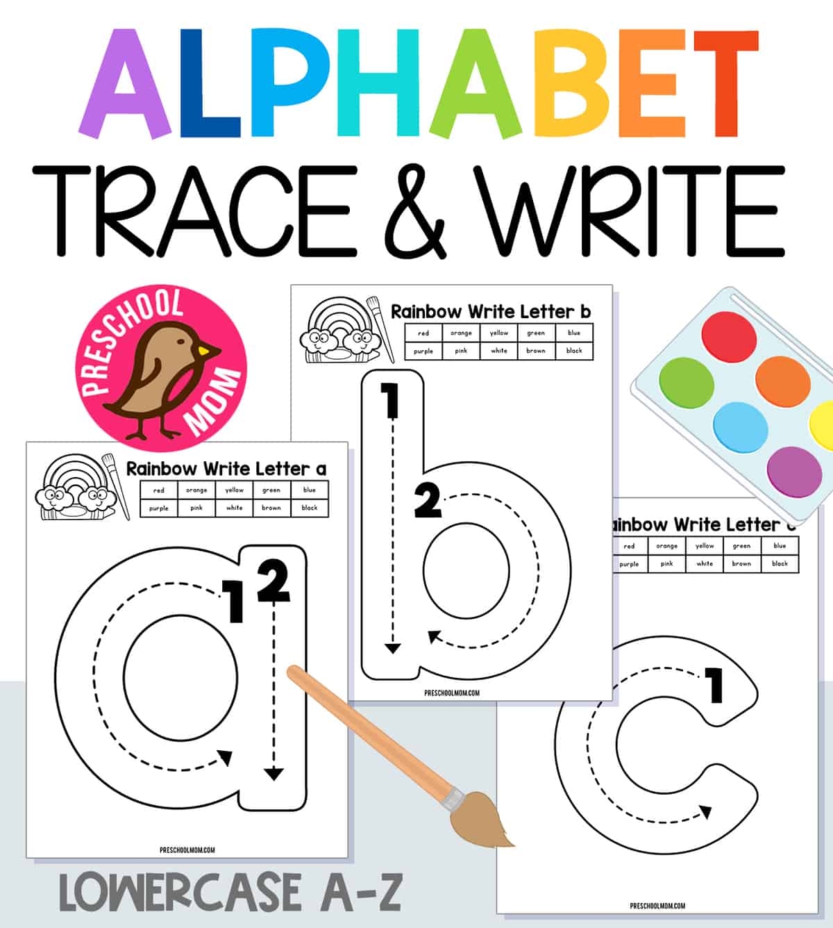 letter tracing worksheet