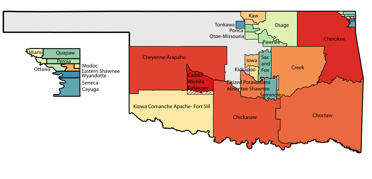 List Of Native American Tribes In Oklahoma Wikipedia