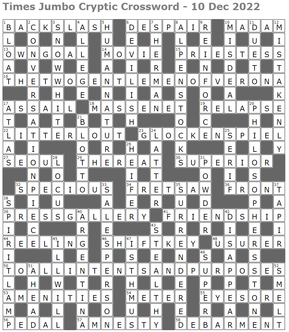Lucian Poll s Web Ramblings Page 13 Mind twisting Horror Is It I Have Just The Thing Also Crosswords 
