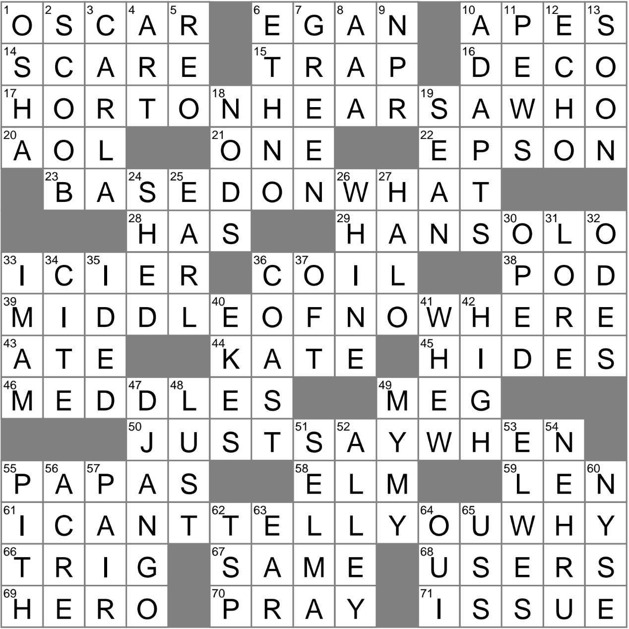 Math Course With Many Functions For Short Crossword Clue Archives LAXCrossword