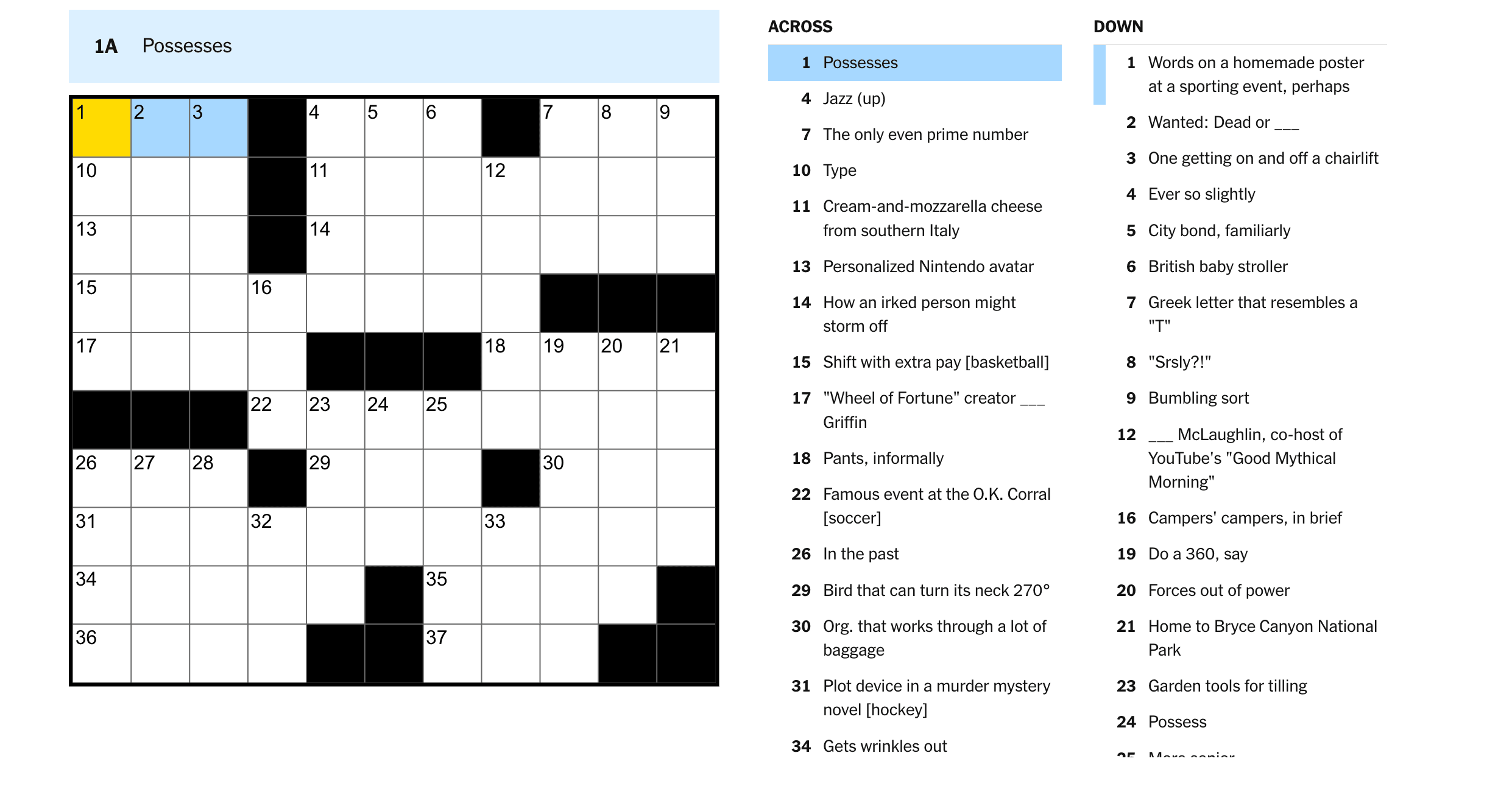 NYT Midi Crossword Hints Clues And Answers For Thursday April 2 2026 Technobezz
