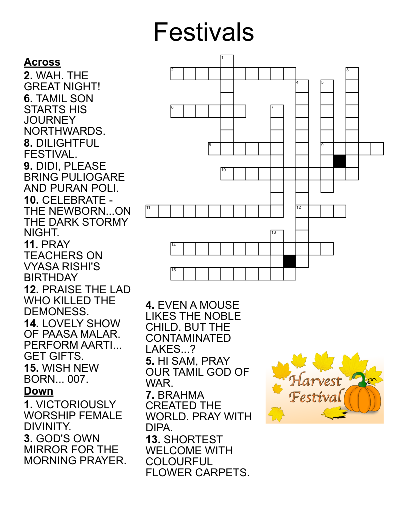 Peace Of Mind Crossword WordMint