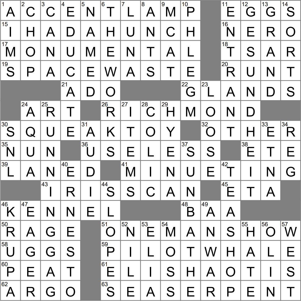 Physiological Humor Believed To Cause Sluggishness Crossword Clue Archives LAXCrossword Physiological Humor Believed To Cause Sluggishness Crossword Clue Archives LAXCrossword