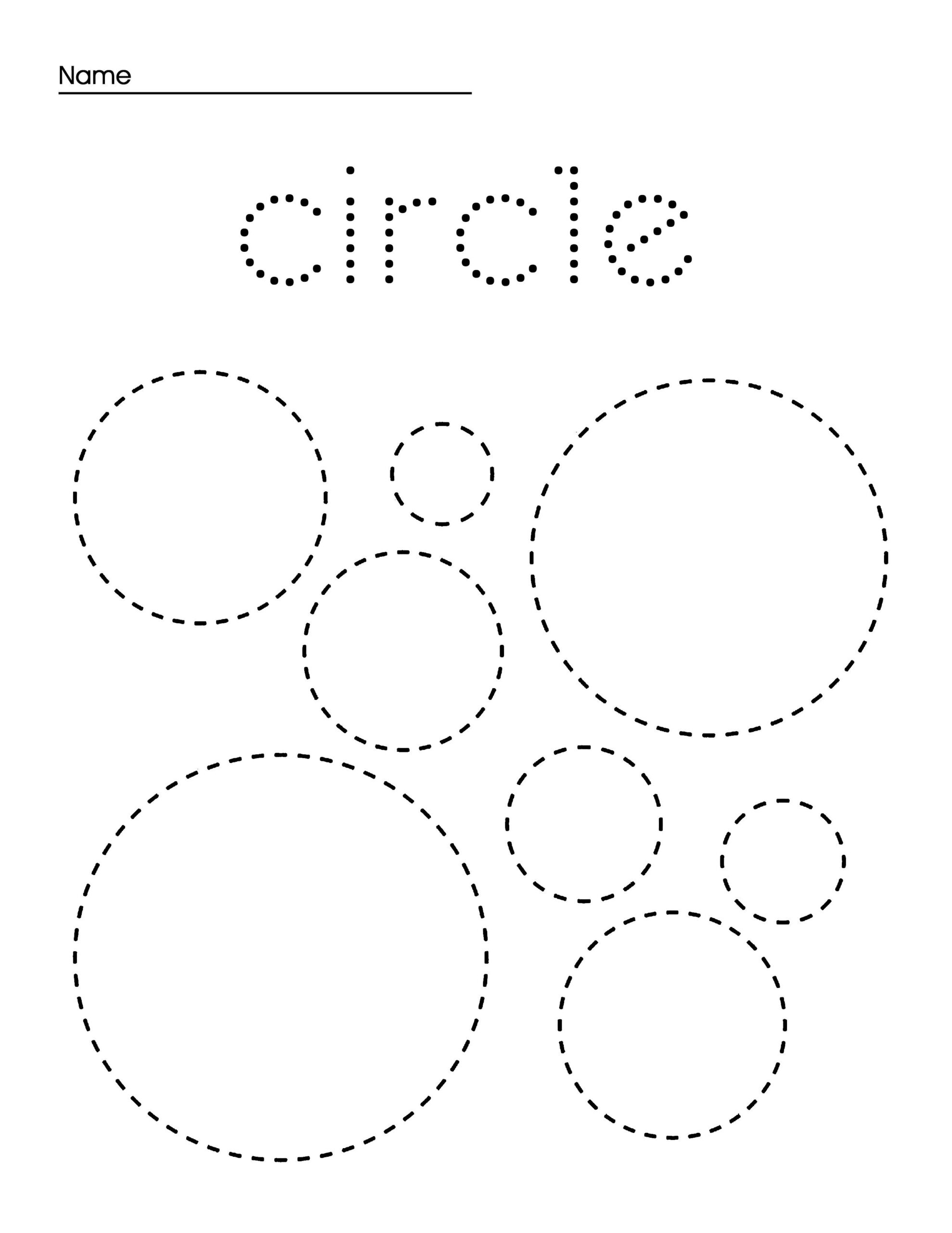 Preschool Tracing Worksheets Coloring Pages