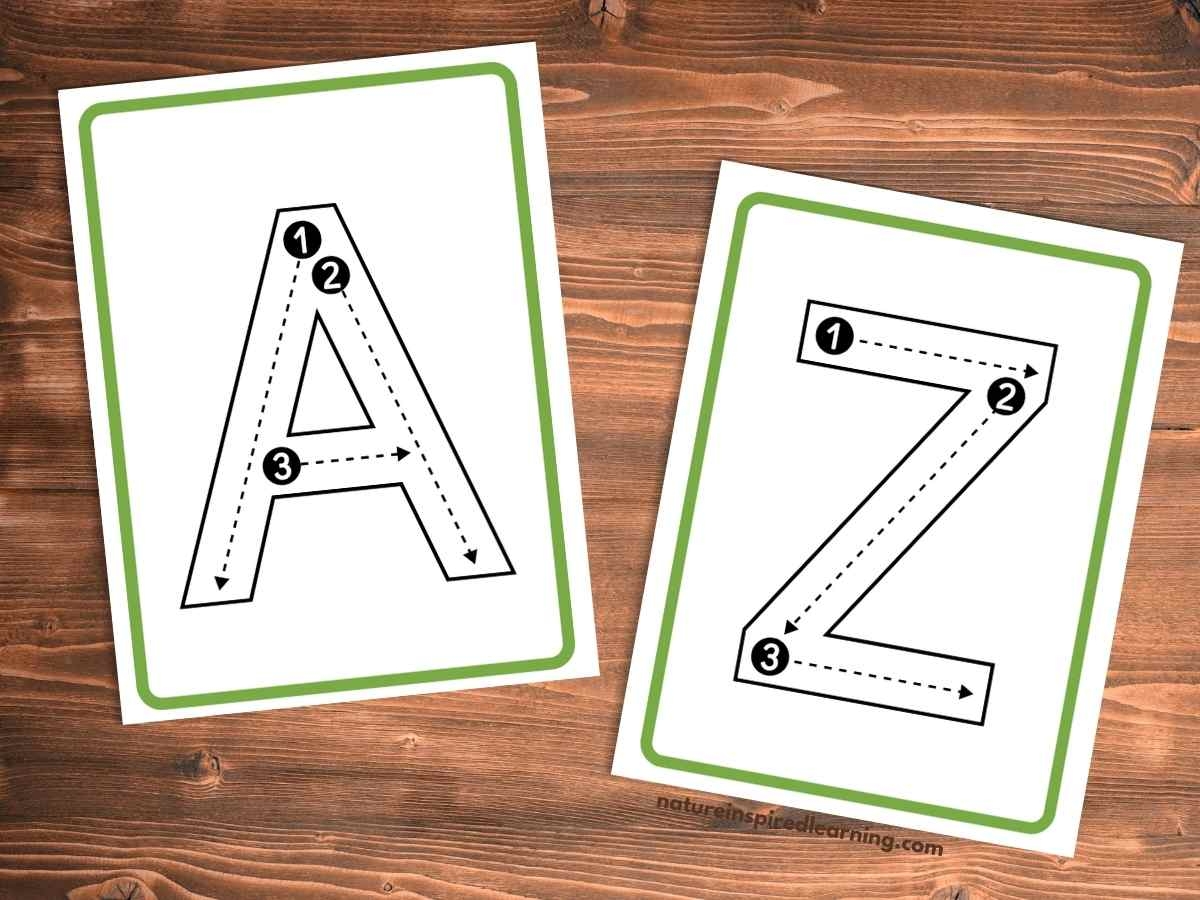 Printable Large Tracing Letters Printable Study Planner
