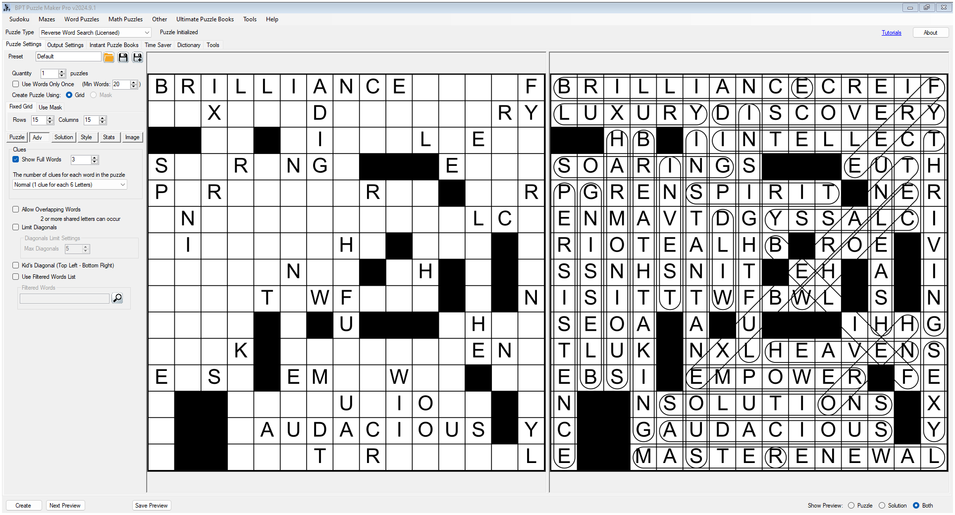 Puzzle Maker Pro Reverse Word Search BookPublisherTools Puzzle Maker Pro Reverse Word Search BookPublisherTools