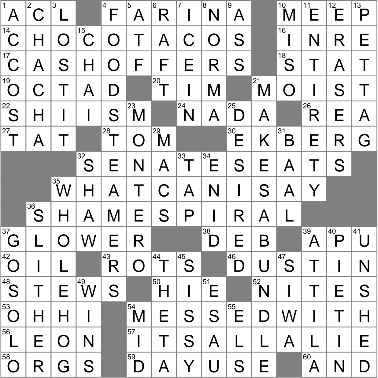 Reeling Feeling Crossword Clue Archives LAXCrossword