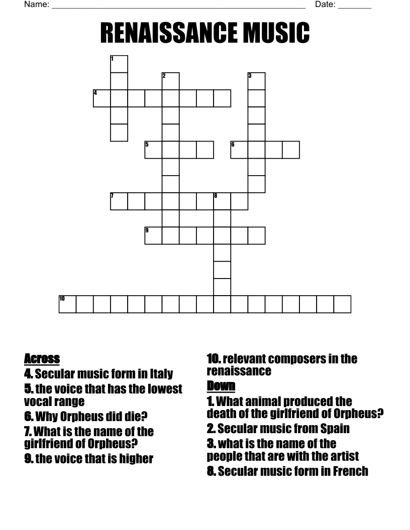 secular crossword clue