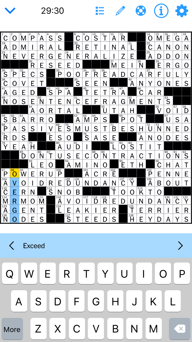 let loose an arrow crossword clue