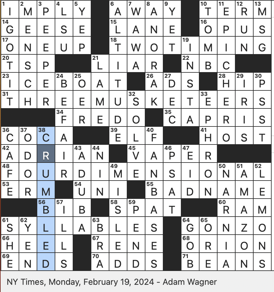 dollop crossword clue