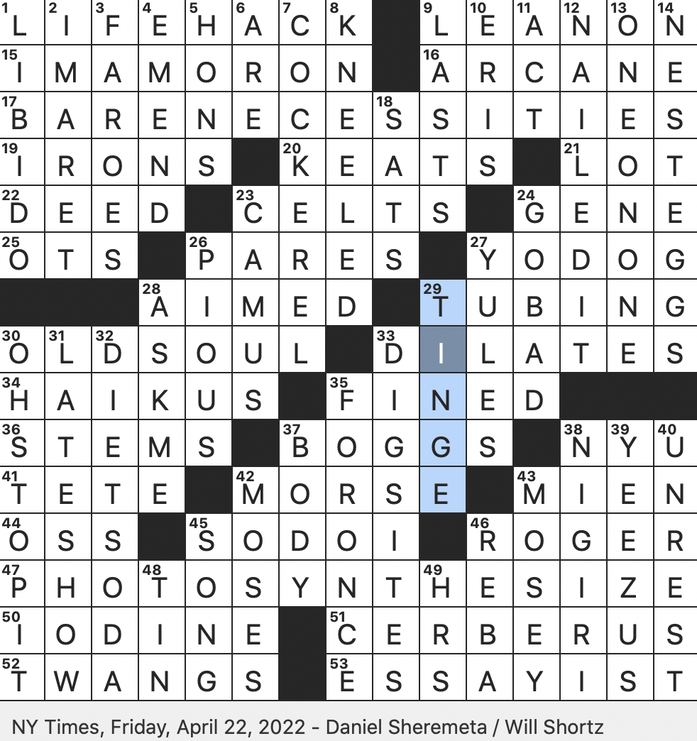 greek vowels crossword clue