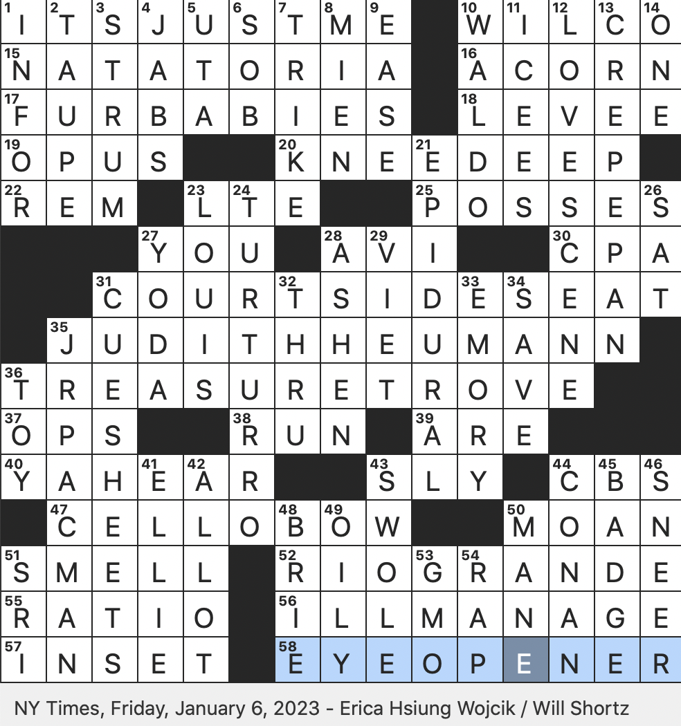 hotel gym eg crossword clue