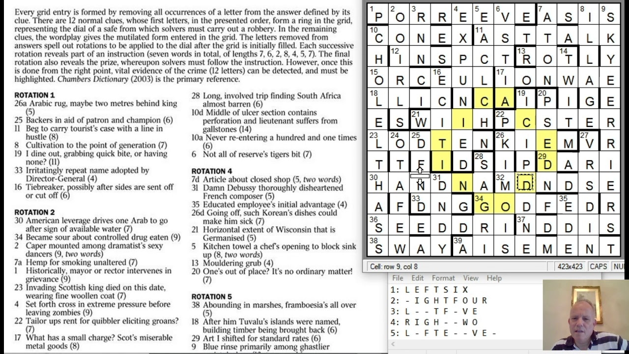 Safe Cracking By Kea The Best Crossword Ever YouTube