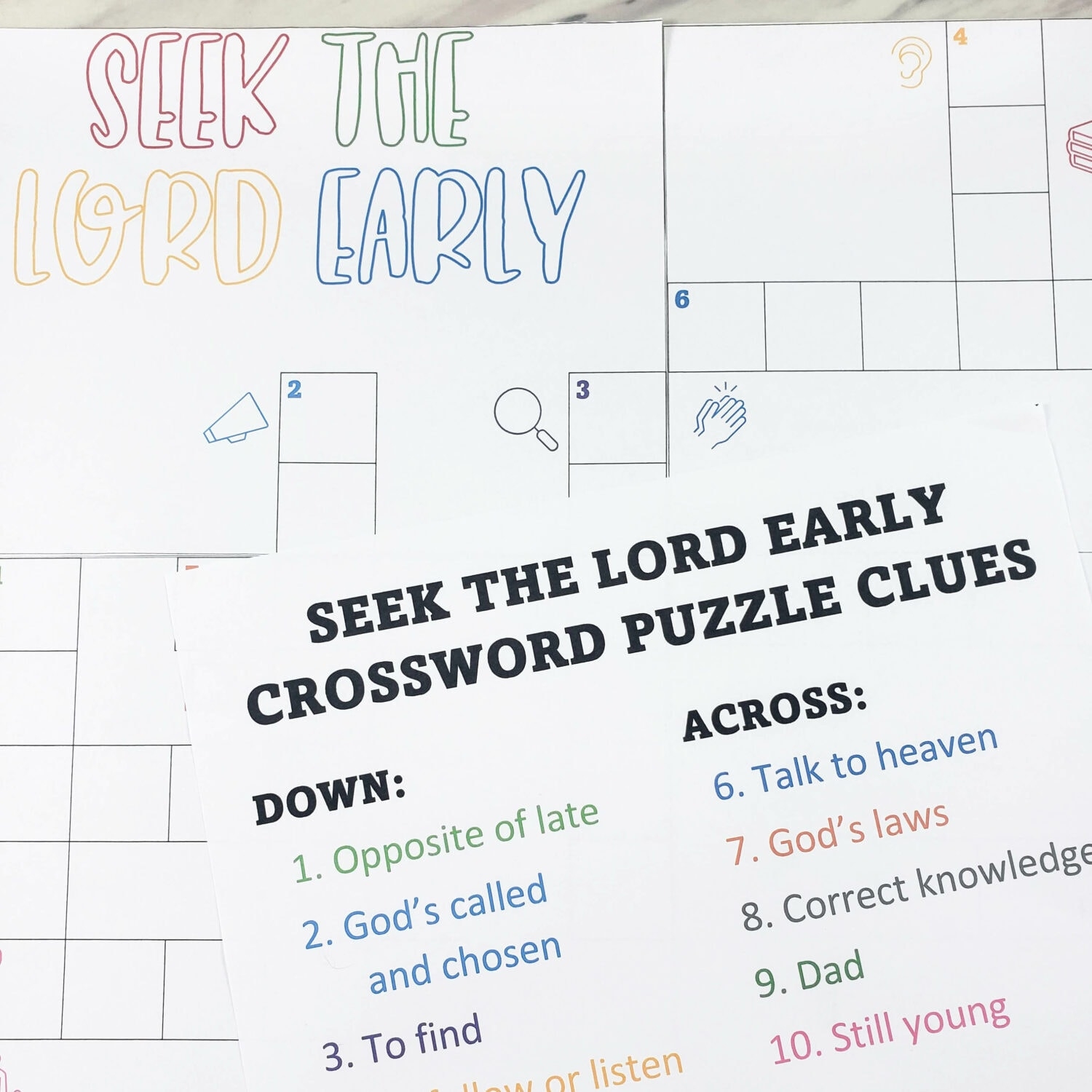 Seek The Lord Early Crossword Puzzle Primary Singing Seek The Lord Early Crossword Puzzle Primary Singing